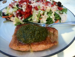 Pesto didn't turn out much better...